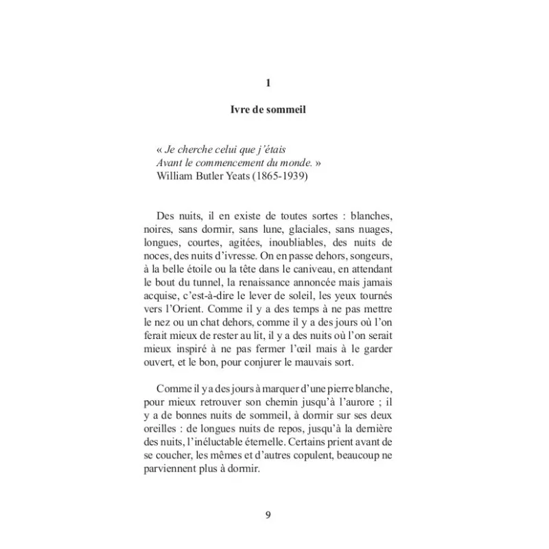 C'est la dernière fois que tu dors