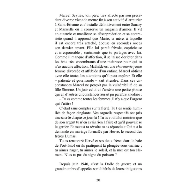 La Providence est une fée cruelle parfois