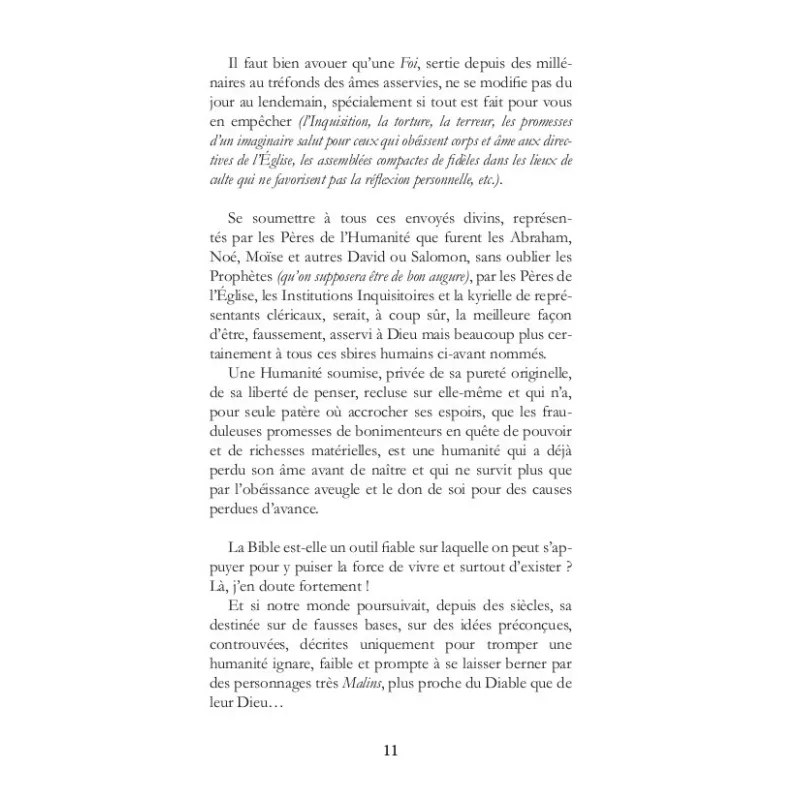 Au Nom du Père, du Fils et des Simples d'Esprit