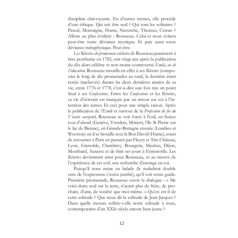 Petit traité sur la solitude