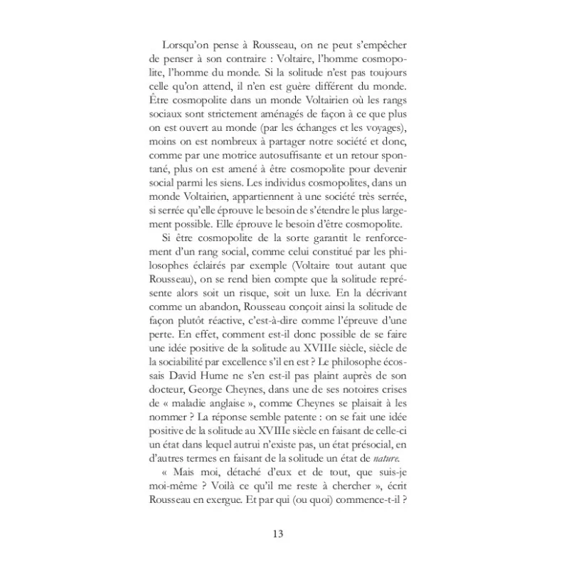 Petit traité sur la solitude