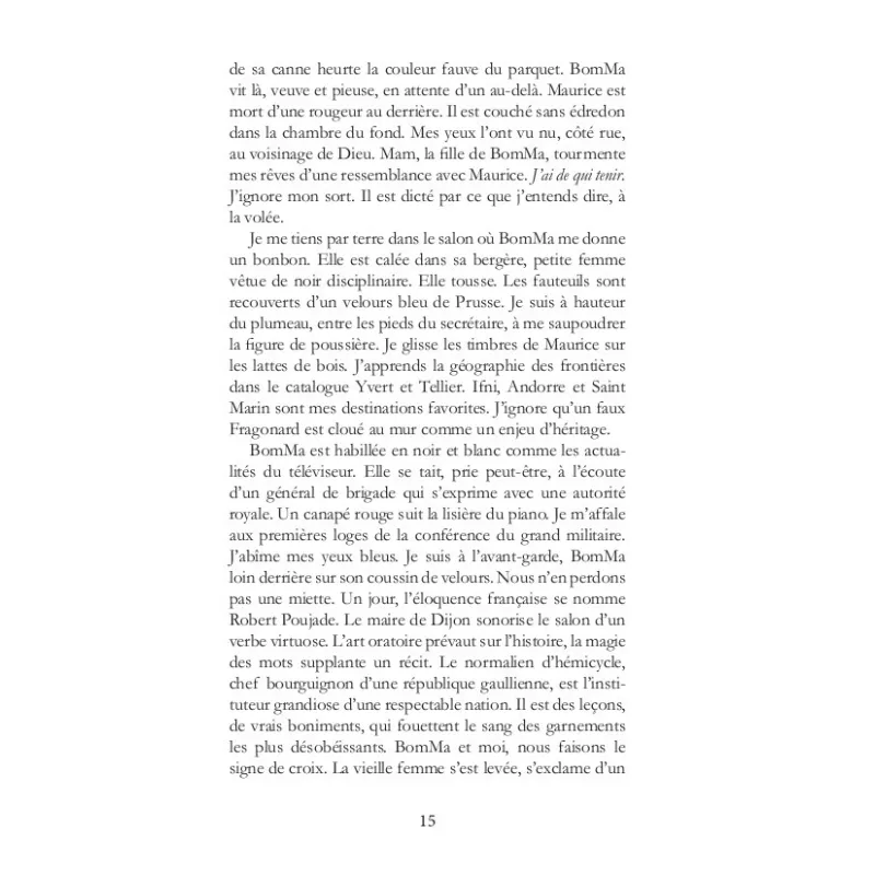 L'amitié de mes genoux