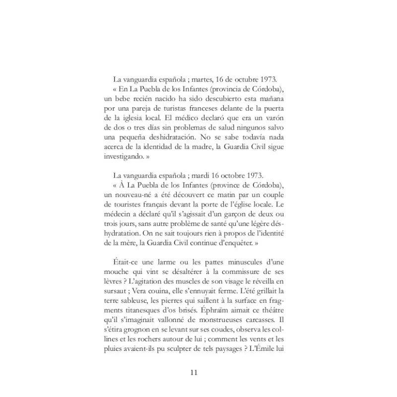 Les scénarios de l'histoire