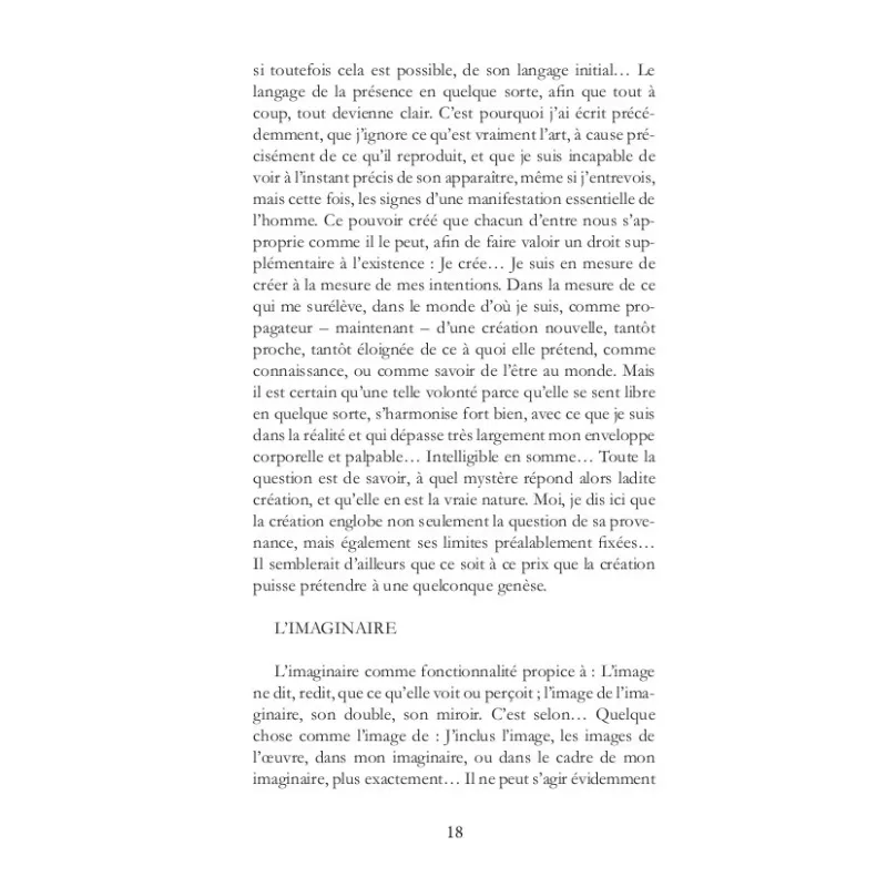 Le registre (De l'origine de l'oeuvre)
