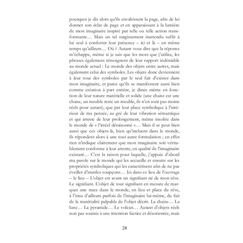 Le registre (De l'origine de l'oeuvre)