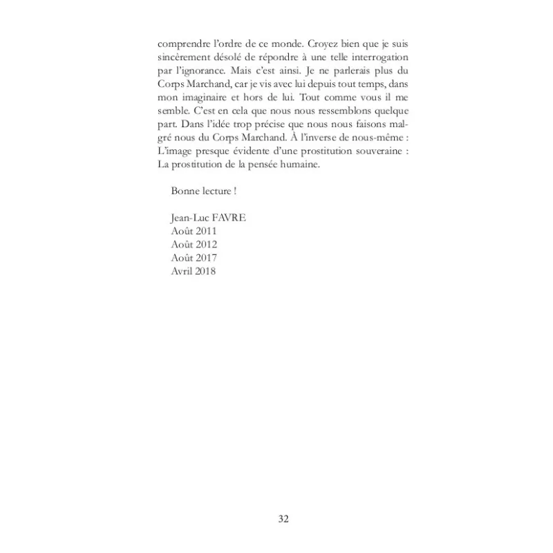 Le registre (De l'origine de l'oeuvre)