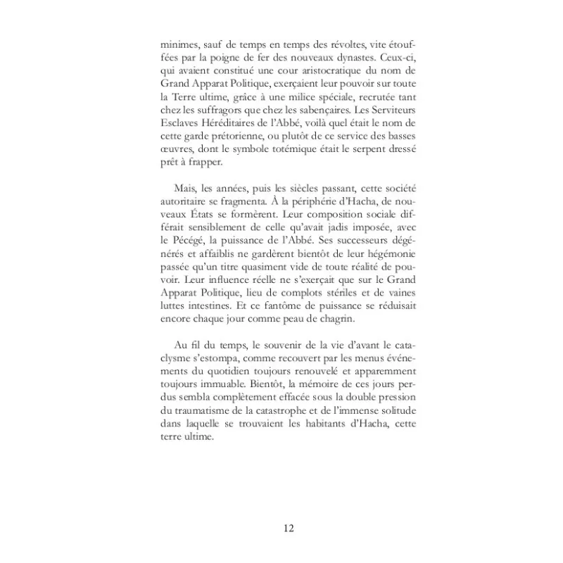 Hacha Terre ultime