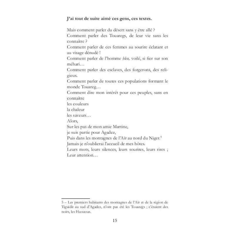Un ami - Contes et paroles nomades en pays Touareg