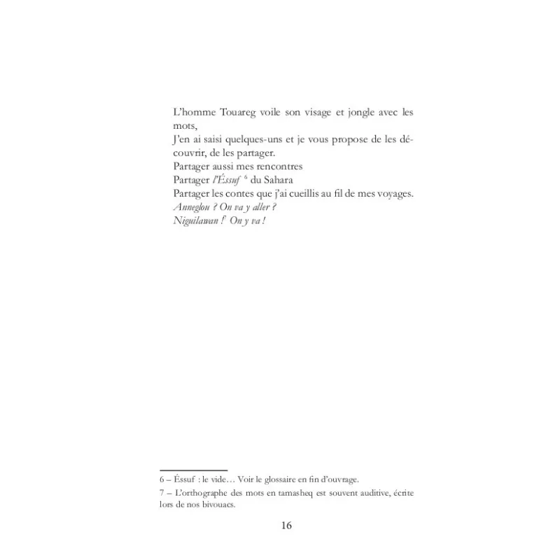 Un ami - Contes et paroles nomades en pays Touareg
