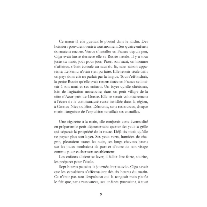 De Moscou à Valbonne, la vie d'Olga