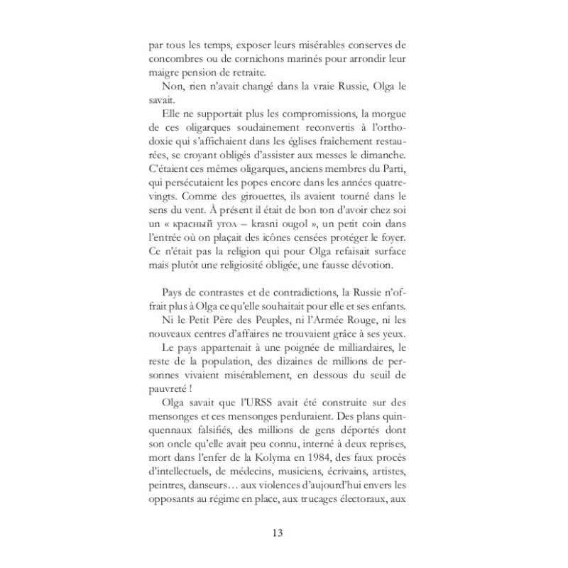 De Moscou à Valbonne, la vie d'Olga