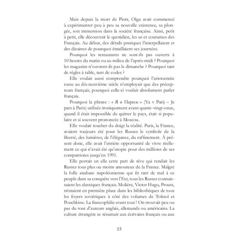 De Moscou à Valbonne, la vie d'Olga