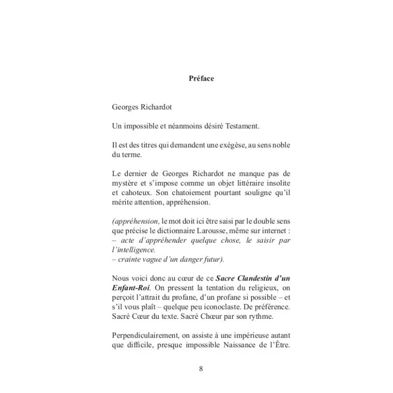 Sacre clandestin d'un Enfant-Roi 2