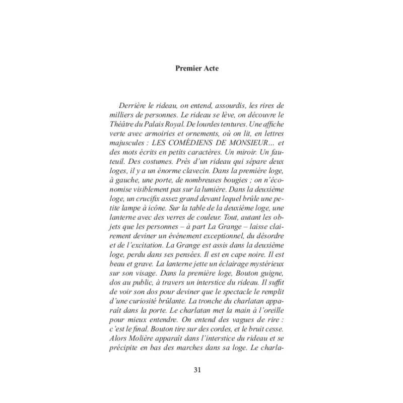 Premier acte - 1