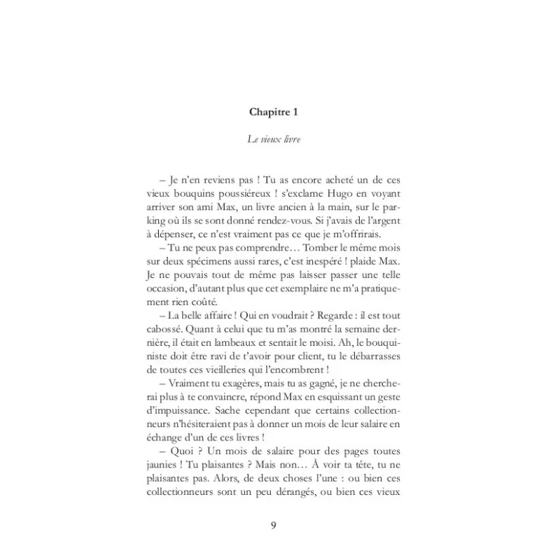 Le mystère du vieux livre