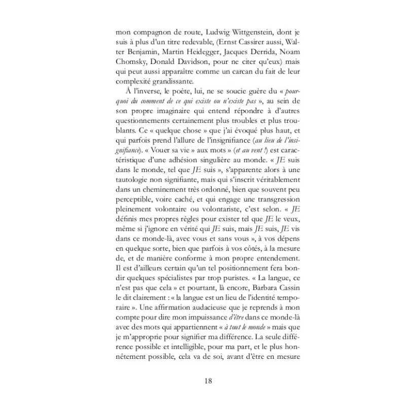Petit traité de l'insignifiance