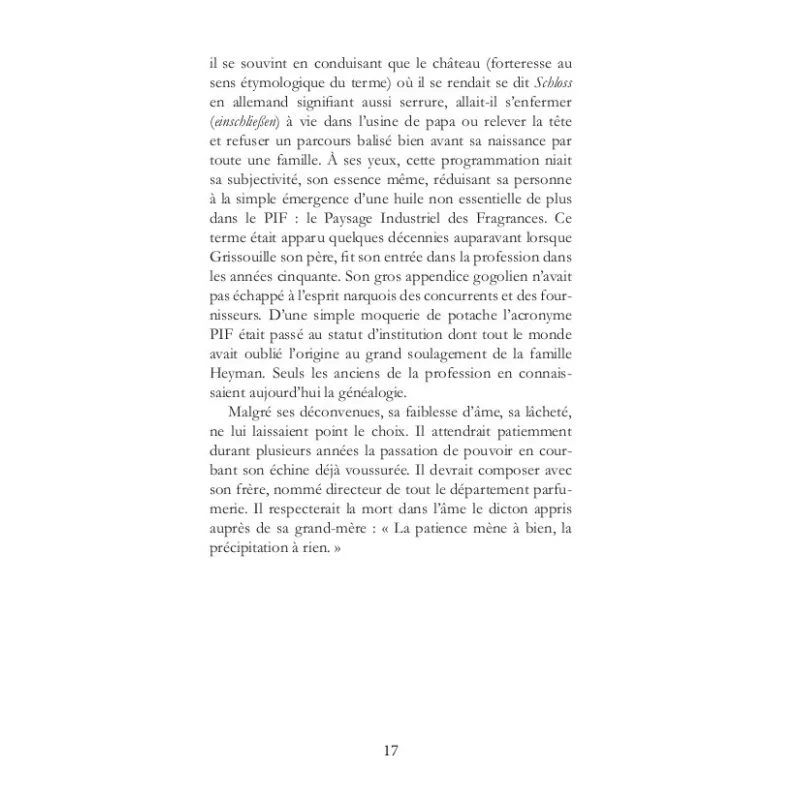 Une histoire d'amer
