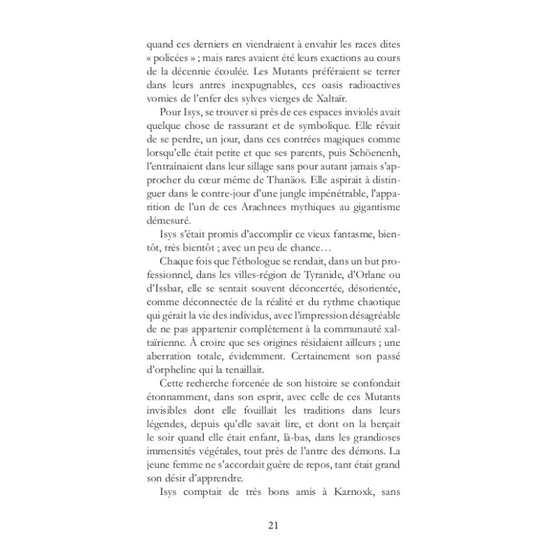 La Passion de l'Arachnee Tome 1