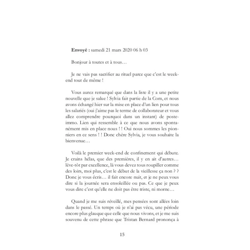 L'instant où les jours s'effacèrent