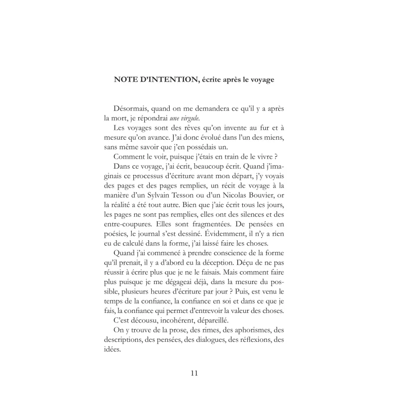 Ecueil et suspension