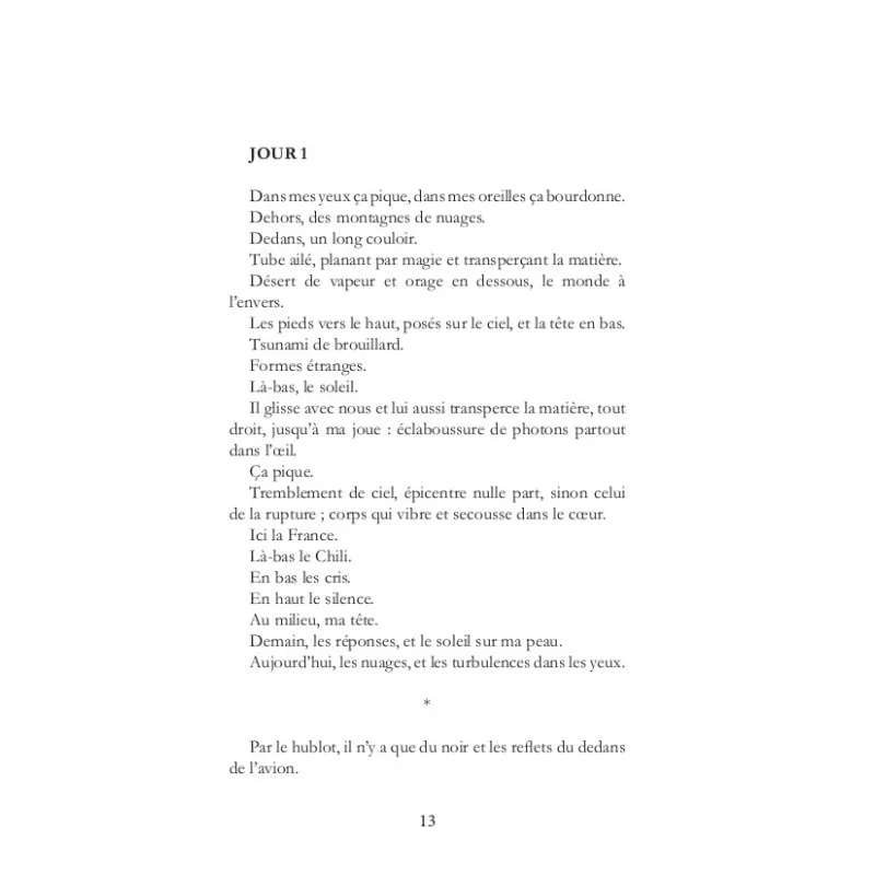 Ecueil et suspension