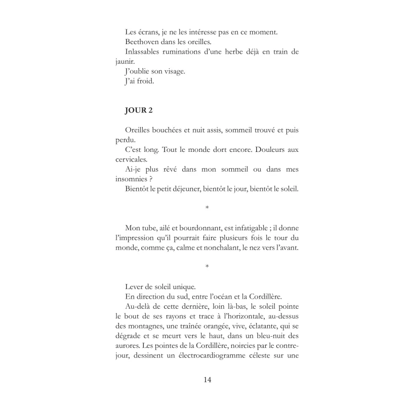 Ecueil et suspension