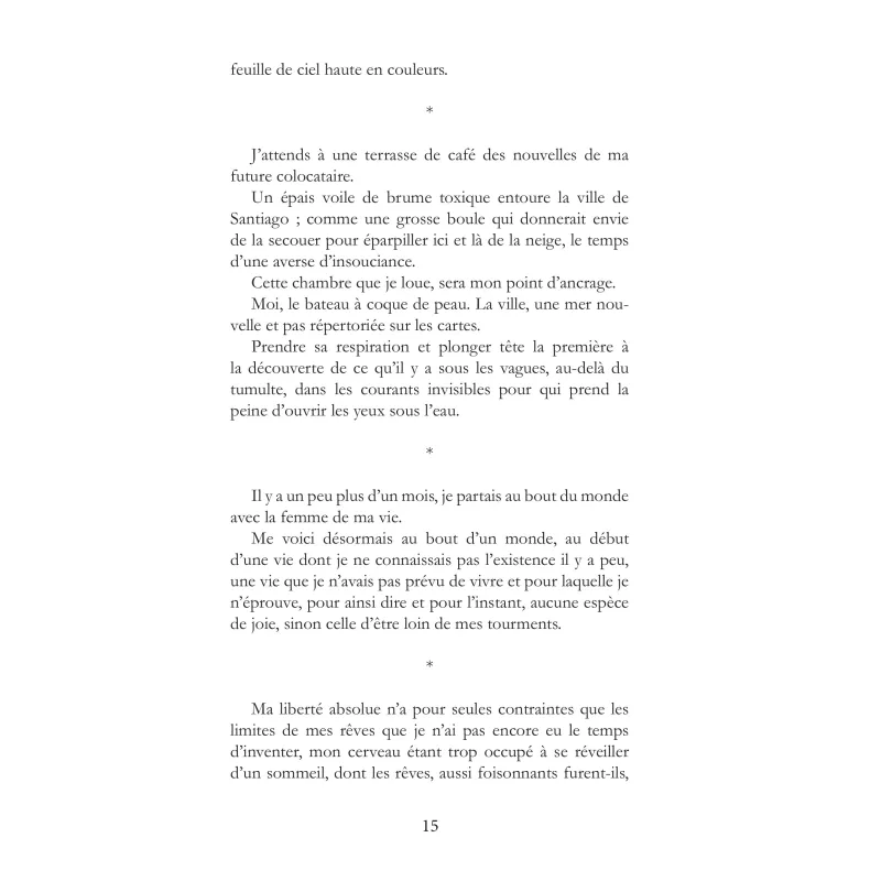 Ecueil et suspension