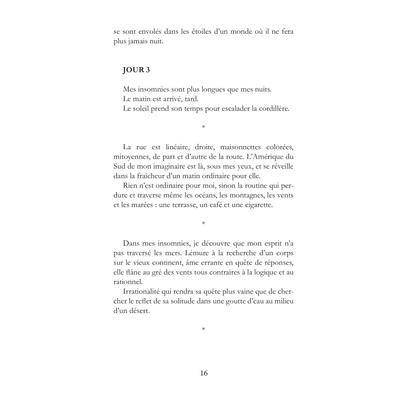 Ecueil et suspension