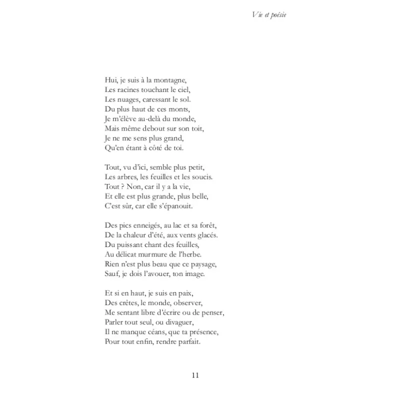 Vie et poésie