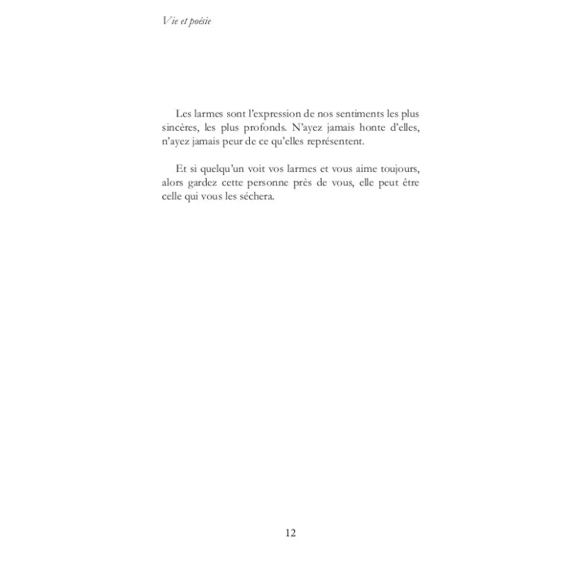 Vie et poésie