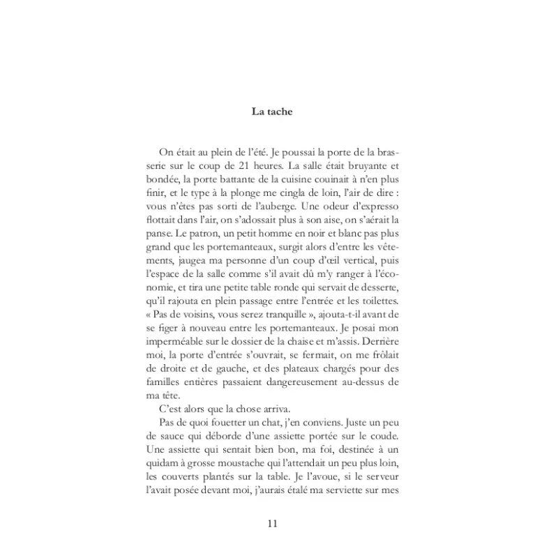 La tache et autres nouvelles