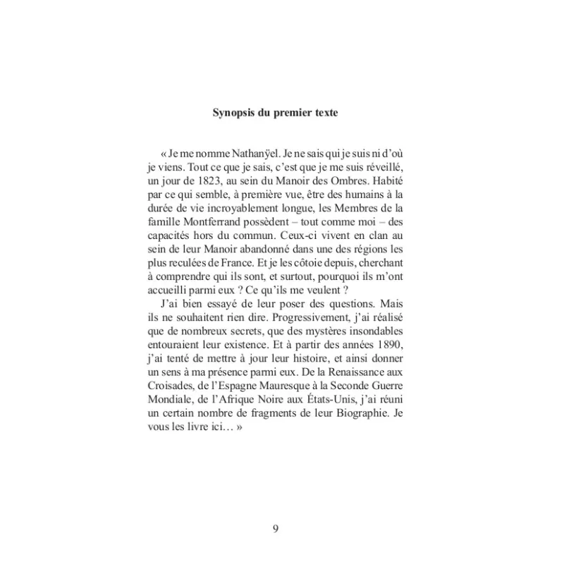 Chronique des Semi-Immortels
