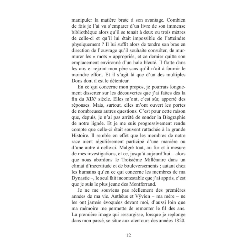 Chronique des Semi-Immortels