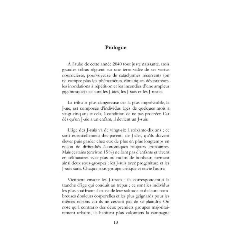 Le conflit de l'an 2040