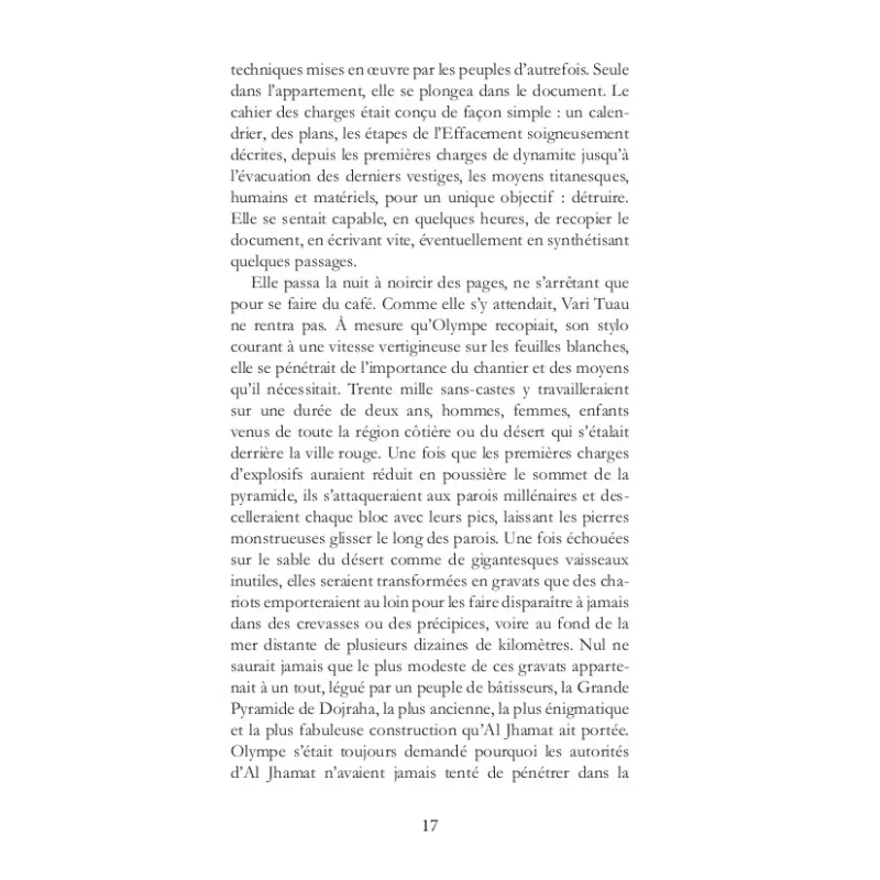Al Jhamat, Des pierres et des ombres