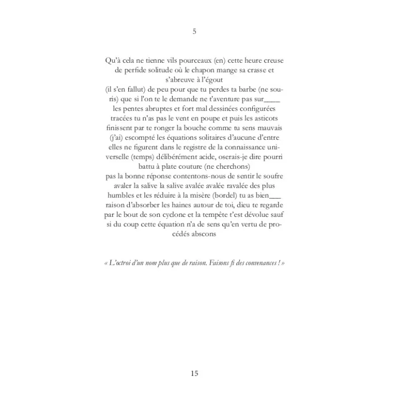 Les versets kanoniques