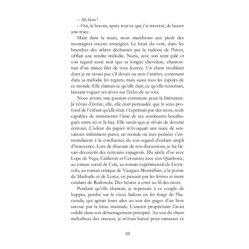 Le murmure des oiseaux