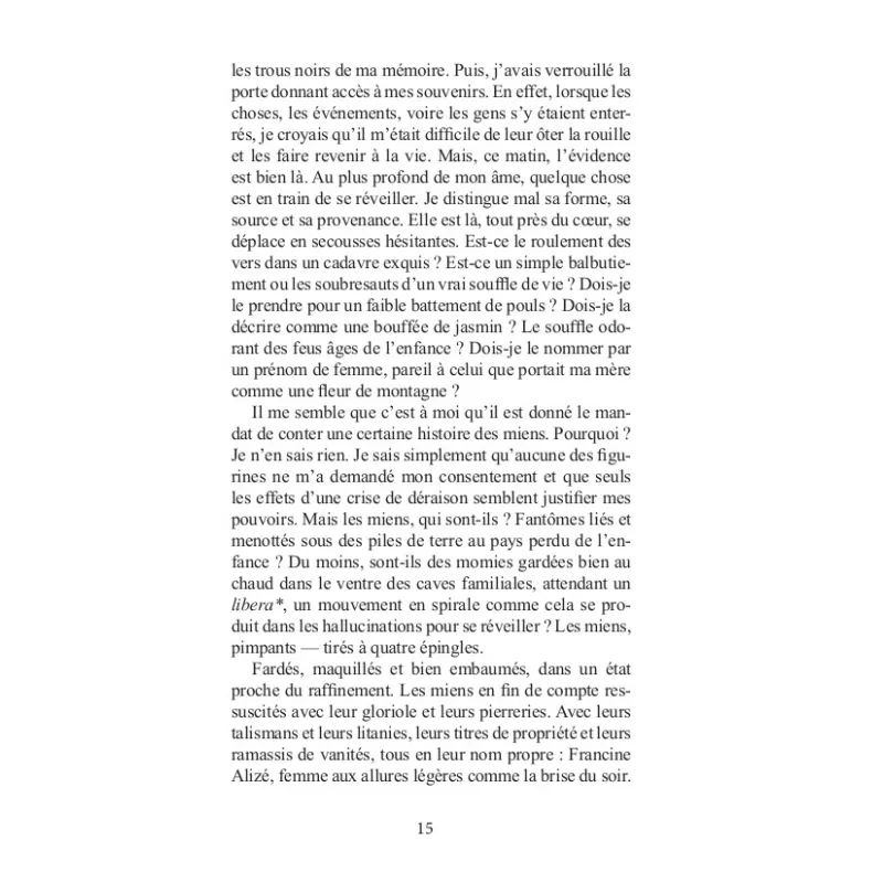 Dons de mémoire