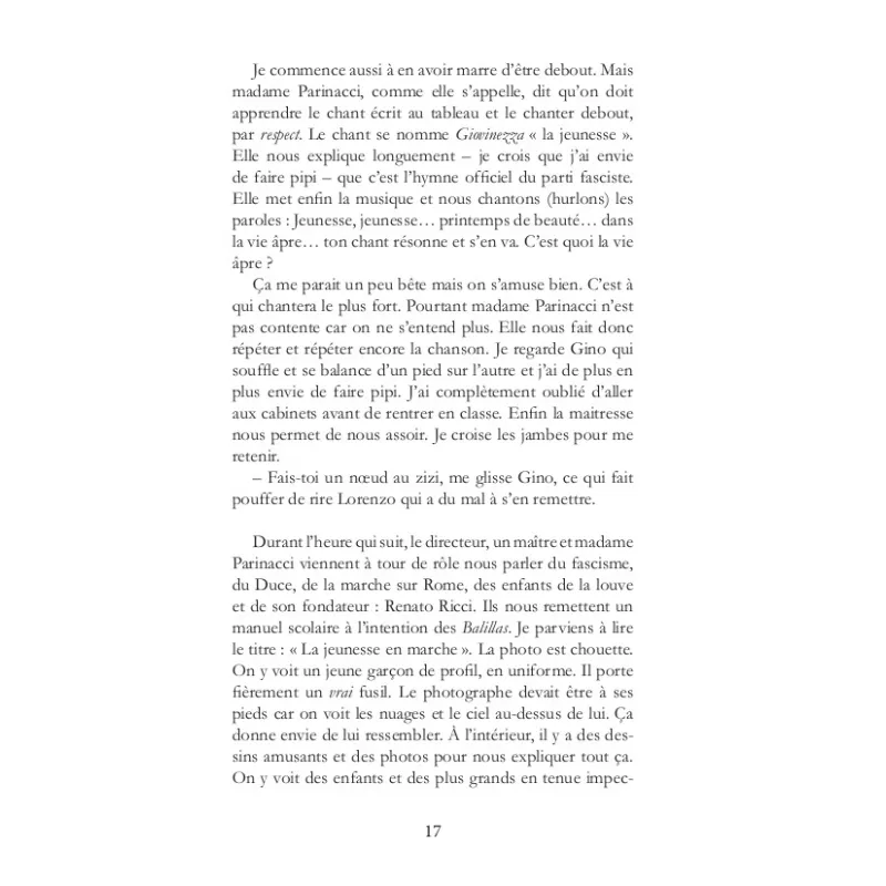 L'oeuvre de Balilla