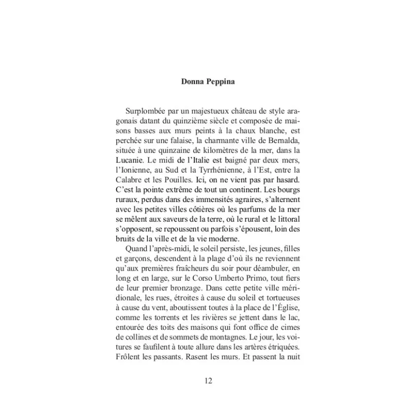 Le secret de Donna Peppina