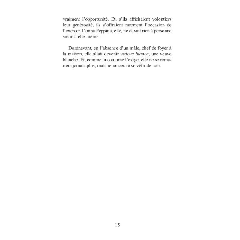 Le secret de Donna Peppina