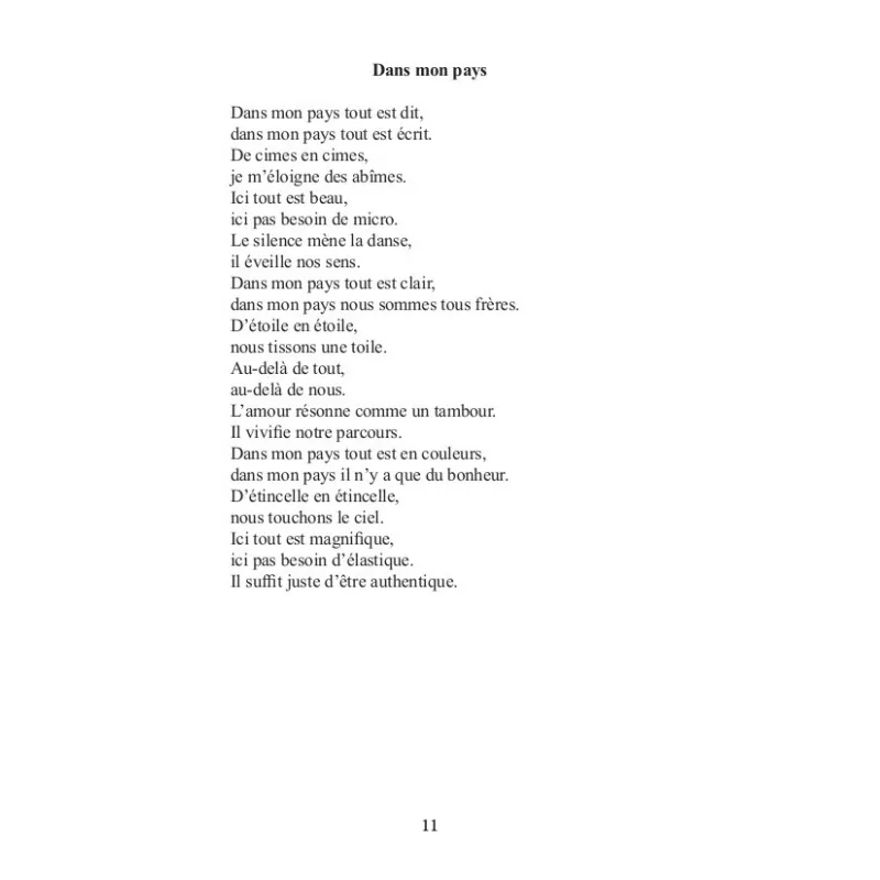 A l'aubre de mon coeur