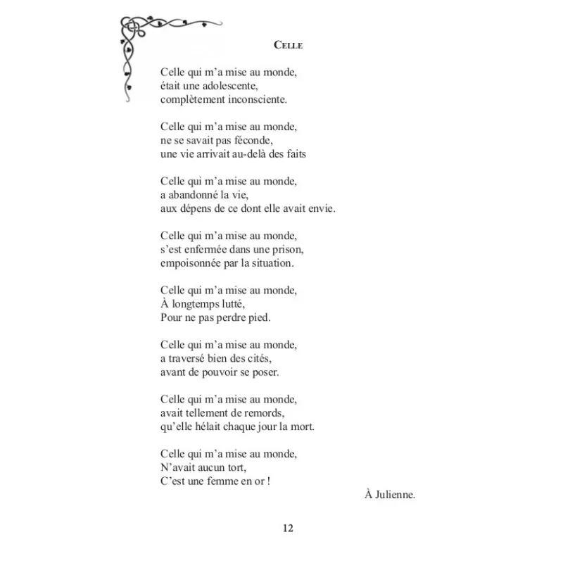 A l'aubre de mon coeur