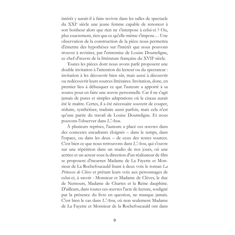 L'aveu