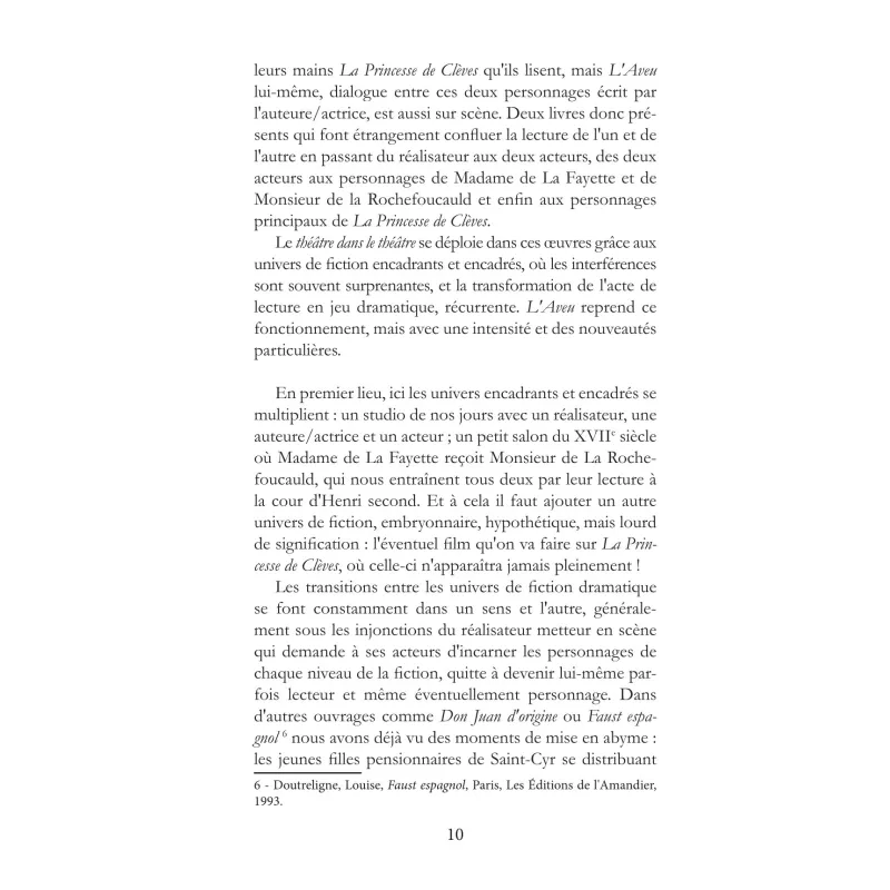 L'aveu