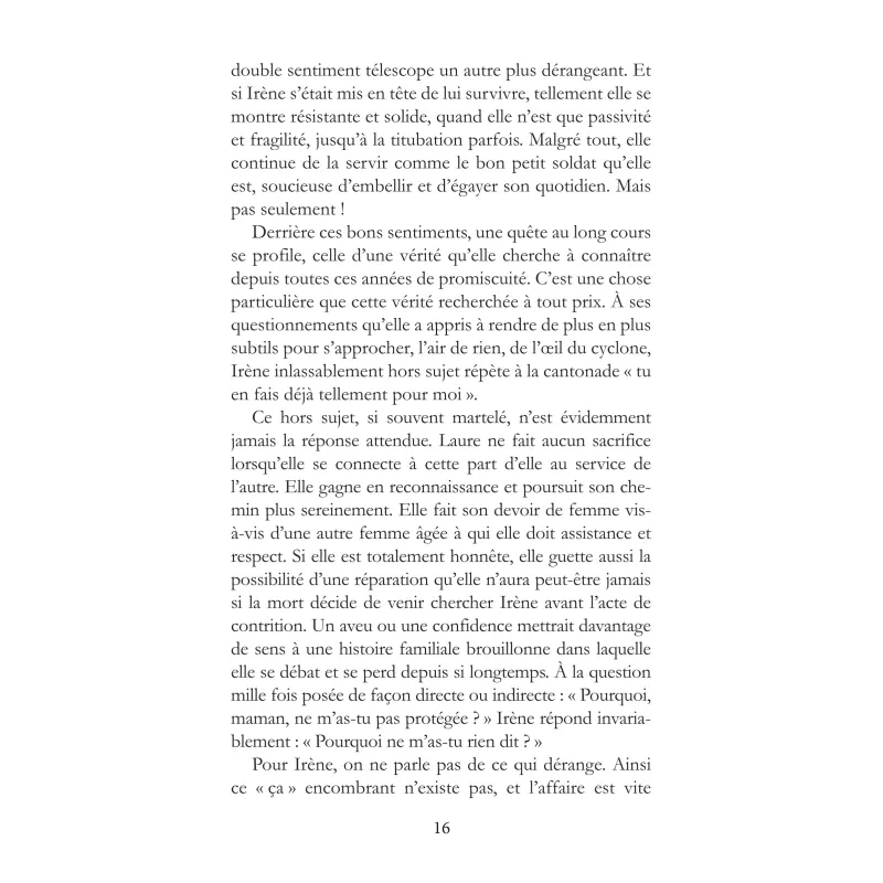 Qu'est-ce qui pleure en vous ?