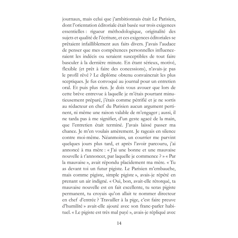 Une vie en fuite