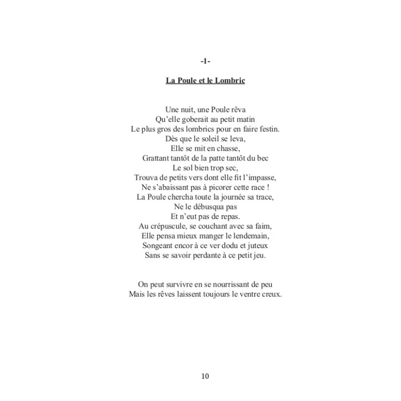 Les fables de Maître Hibou