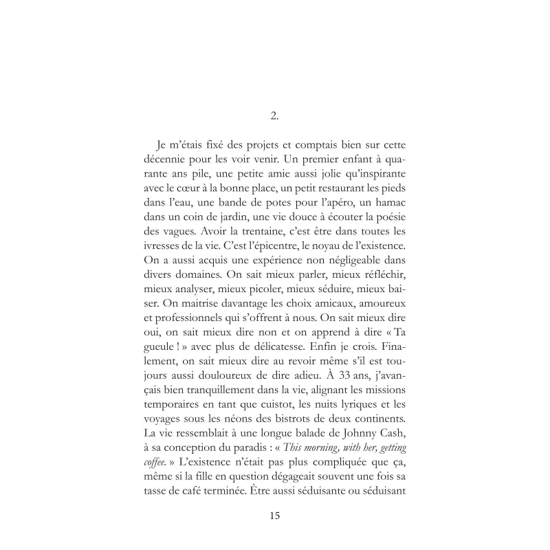 Grandir à l'envers