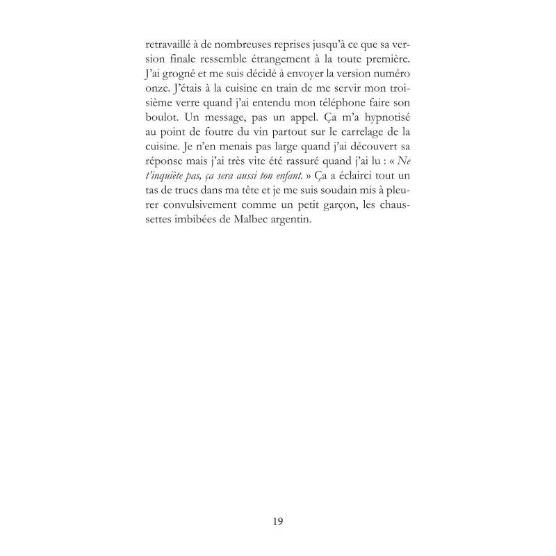Grandir à l'envers